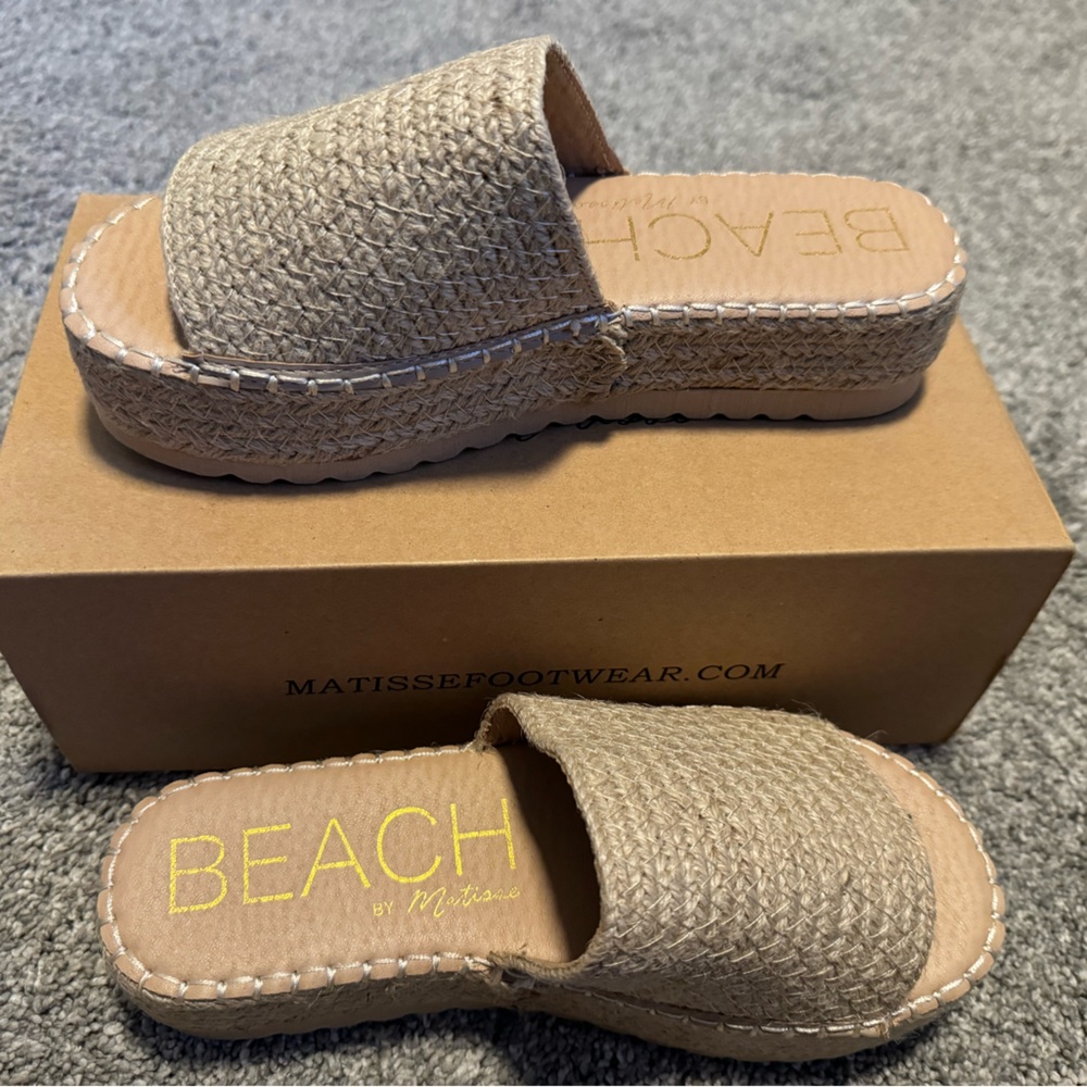 Raffia Platform Sandal - image 6